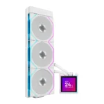 ⁦Lian Li HydroShift II LCD-S 360 AIO TL Cooler (White) 360mm radiator, 3.4” Display⁩ - الصورة ⁦2⁩