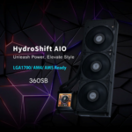 ⁦Lian Li HydroShift LCD 360S AIO Cooler (Black)⁩ - الصورة ⁦3⁩