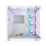 ⁦GameOn Emperor Arctic III Series Mid Tower Gaming Case – White (7-Fans)⁩ - الصورة ⁦2⁩