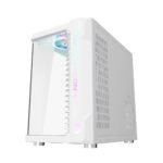⁦GameOn Emperor Arctic III Series Mid Tower Gaming Case – White (7-Fans)⁩ - الصورة ⁦4⁩