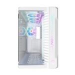 ⁦GameOn Emperor Arctic III Series Mid Tower Gaming Case – White (7-Fans)⁩ - الصورة ⁦5⁩