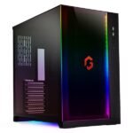 ⁦LIAN LI GameON Edition Dynamic Mid Tower Case – Black⁩ - الصورة ⁦2⁩