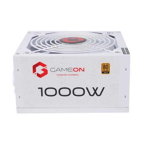 GameOn 1000W SPY2 ATX 1000 WATTS 80 PLUS Gold PSU Power Supply – White
