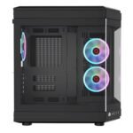⁦GameOn Valkyrie Series Mid Tower Gaming Case – Black (3-Fans)⁩ - الصورة ⁦5⁩