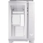 ⁦ASUS TUF GT502 PLUS ATX Mid Tower Gaming PC Case 4-fans – White⁩ - الصورة ⁦3⁩