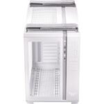 ⁦ASUS TUF GT502 PLUS ATX Mid Tower Gaming PC Case 4-fans – White⁩ - الصورة ⁦4⁩
