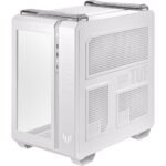 ⁦ASUS TUF GT502 PLUS ATX Mid Tower Gaming PC Case 4-fans – White⁩ - الصورة ⁦2⁩
