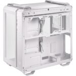 ⁦ASUS TUF GT502 PLUS ATX Mid Tower Gaming PC Case 4-fans – White⁩ - الصورة ⁦7⁩