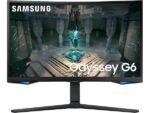 سامسونج أوديسي G65B 27 G6 منحني، 2K، 240 هرتز، 1 ملي ثانية، HDR600، نفيديا جي-سينك، 2.1 اتش دي ام اي، ذكي، بلوتوث، LS27BG650EMXUE