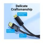 ⁦Vention HAG DisplayPort to HDMI Cable 4K, DP to HDMI, 5m (Gold Plated)⁩ - الصورة ⁦3⁩