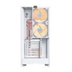 ⁦Montech HS02 Pro Mid Tower Gaming PC Case, Reversible Layout – 5 Fans, White⁩ - الصورة ⁦7⁩
