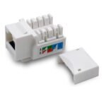Cat6 RJ45 Keystone Jack Ethernet Network Wall Jack Module