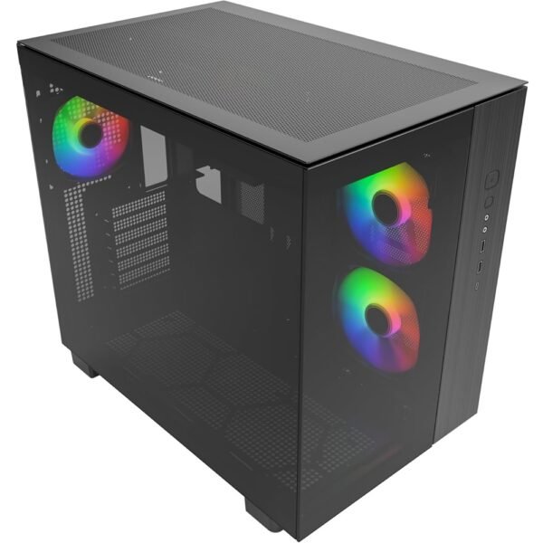 Montech King 65 Pro – Black, ATX Mid Tower Case, 3 Fans