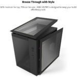 ⁦Montech King 65 Pro – Black, ATX Mid Tower Case, 3 Fans⁩ - الصورة ⁦2⁩