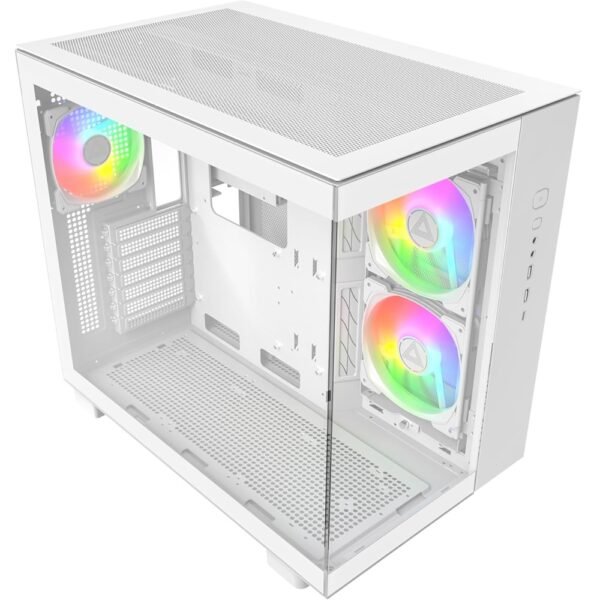 Montech King 65 Pro – White, ATX Mid Tower Case, 3 Fans