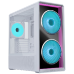 LIAN LI LANCool 217 INF Mid Tower PC Gaming Case, 3-Fans – White