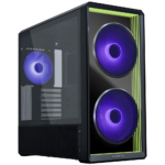 LIAN LI LANCool 217 INF Mid Tower PC Gaming Case, 3-Fans – Black