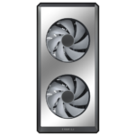 ⁦LIAN LI LANCool 217 INF Mid Tower PC Gaming Case, 3-Fans – Black⁩ - الصورة ⁦5⁩