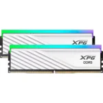 ⁦XPG 32GB 6000MHz DDR5 Lancer Blade RGB Desktop Memory RAM CL30 Kit (16GB x2) White⁩ - الصورة ⁦2⁩
