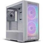 LIAN LI LANCOOL 216 RGB Mid Tower PC Case (White), 3-Fans