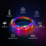 ⁦ColoLight Smart Strip Starter Kit 30 LED, 2 Meter⁩ - الصورة ⁦2⁩