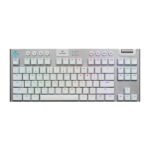 Logitech G915 TKL White –  Tactile Tenkeyless Wireless Mechanical Gaming Keyboard