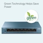 ⁦TP-Link LS108G 8-Port Gigabit Network Desktop Switch, Metal Casing⁩ - الصورة ⁦2⁩
