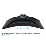 ⁦SAMSUNG 32″ Odyssey G6 BG650 2K 240Hz 1ms VA Curved HDR Speaker HDMI 2.1 Smart Gaming Monitor, 32G6⁩ - الصورة ⁦6⁩