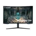 SAMSUNG 32″ Odyssey G6 BG650 2K 240Hz 1ms VA Curved HDR Speaker HDMI 2.1 Smart Gaming Monitor, 32G6