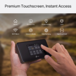 ⁦TP-Link M8550 5G WiFi 6E  Tri-Band AXE3600 Gigabit WAN/LAN Port Touch Screen Mobile Router, 32 Devices⁩ - الصورة ⁦6⁩