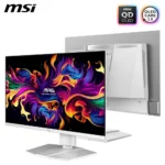 ⁦MSI 27″ MAG 272QPW QD-OLED X28 2K 280Hz 0.03ms HDR400 HDMI 2.1 Rotatable Adjustable Gaming Monitor, White⁩ - الصورة ⁦3⁩