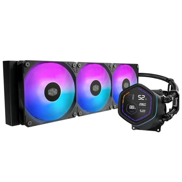 Cooler Master MasterLiquid Core Nex Digital 360 All In One CPU Cooler  Black