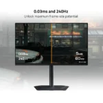 ⁦Gigabyte 27″ MO27U2 Tandem QD-OLED 4K 240Hz 0.03ms Speaker Gaming Monitor⁩ - الصورة ⁦6⁩