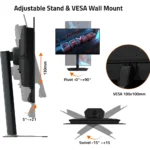 ⁦Gigabyte 27″ MO27U2 Tandem QD-OLED 4K 240Hz 0.03ms Speaker Gaming Monitor⁩ - الصورة ⁦4⁩