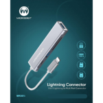 ⁦MicroDigit MR361i 5 in 1 Lightning to Multi Port Connector Hub⁩ - الصورة ⁦2⁩