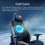 ⁦COUGAR NxSys Aero Gaming Chair – Orange/ Black, Ergonomics, Cooling and Style⁩ - الصورة ⁦6⁩