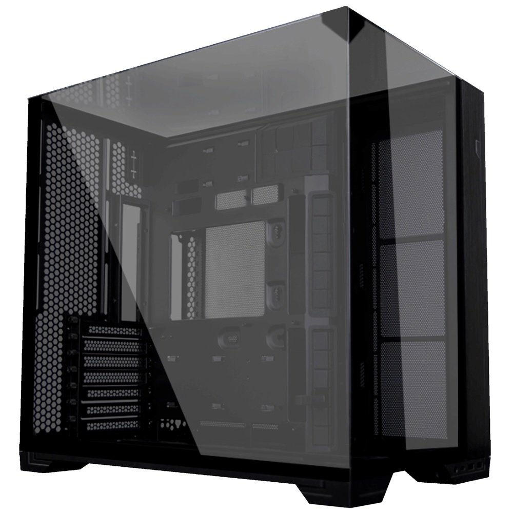 O11-VISION-COMPACT-Black Lian Li O11 Vision Compact Mid Tower PC Case (Black) - الصورة 1
