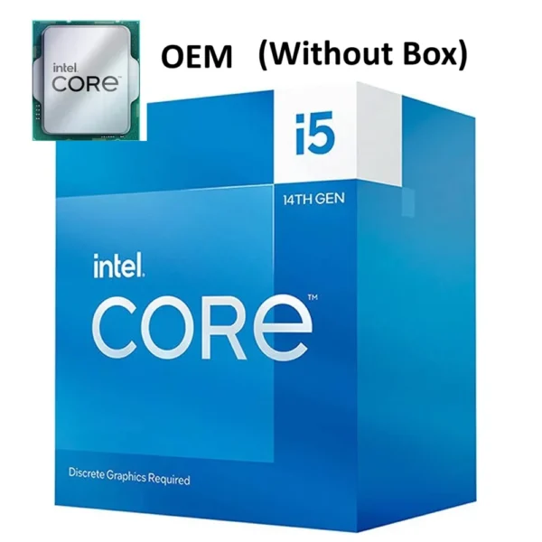 Intel Core i5-14400F 14th Gen Raptor Lake Processor (OEM) Without Box