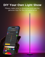 ⁦مصباح أرضي زاوية ذكي Govee RGBICW (Matter) - H8076⁩ - الصورة ⁦9⁩