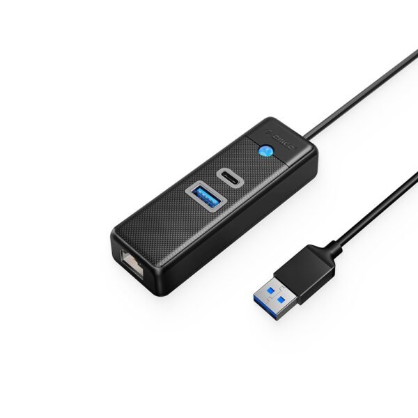 Orico PWCUR 3-Port Hub with USB 3.0 USB-C RJ45 Gigabit Network