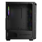 Sharx R200B Mid Tower Gaming PC Case – Black (4-Fans) - Image 7