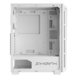 Sharx R200W Mid Tower Gaming PC Case – White (4-Fans) - Image 6