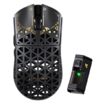 ATTACK SHARK R5 Ultra 39g SUPERLIGHT Carbon Fiber Wireless 8K PAW3950MAX Gaming Mouse PAW3950MAX up to 42000 DPI - Black