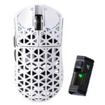 ATTACK SHARK R5 Ultra 39g SUPERLIGHT Carbon Fiber Wireless 8K PAW3950MAX Gaming Mouse PAW3950MAX up to 42000 DPI - White