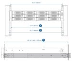 ⁦QNAP Rail Kit for Rackmount Models, B02⁩ - الصورة ⁦2⁩