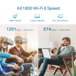 ⁦TP-Link RE605X AX1800 WiFi 6 Wireless Range Extender⁩ - الصورة ⁦7⁩