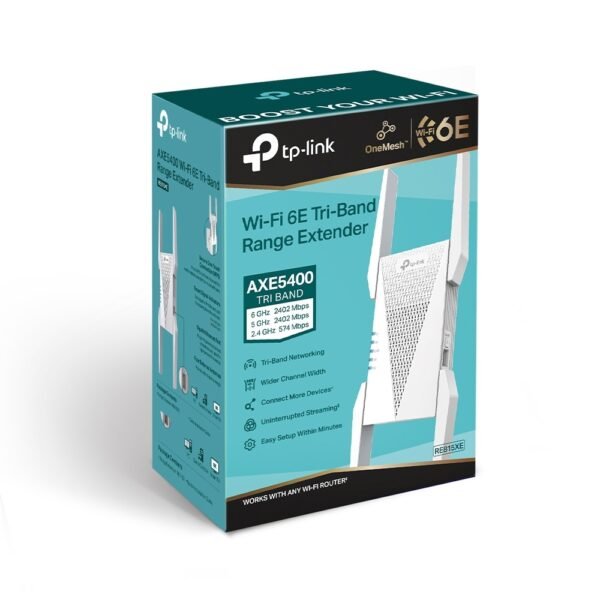 TP-Link RE815XE AXE5400 Mesh WiFi 6E Range Extender