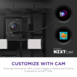 NZXT Kraken Plus 360 – 360mm AIO Liquid Cooler with 1.54″ LCD, Black - Image 5