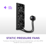 NZXT Kraken Plus 360 – 360mm AIO Liquid Cooler with 1.54″ LCD, Black - Image 3