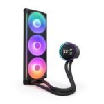 ⁦NZXT Kraken Elite 360 RGB – 360mm AIO Liquid Cooler with 2.72″ IPS LCD & RGB, Black⁩ - الصورة ⁦2⁩